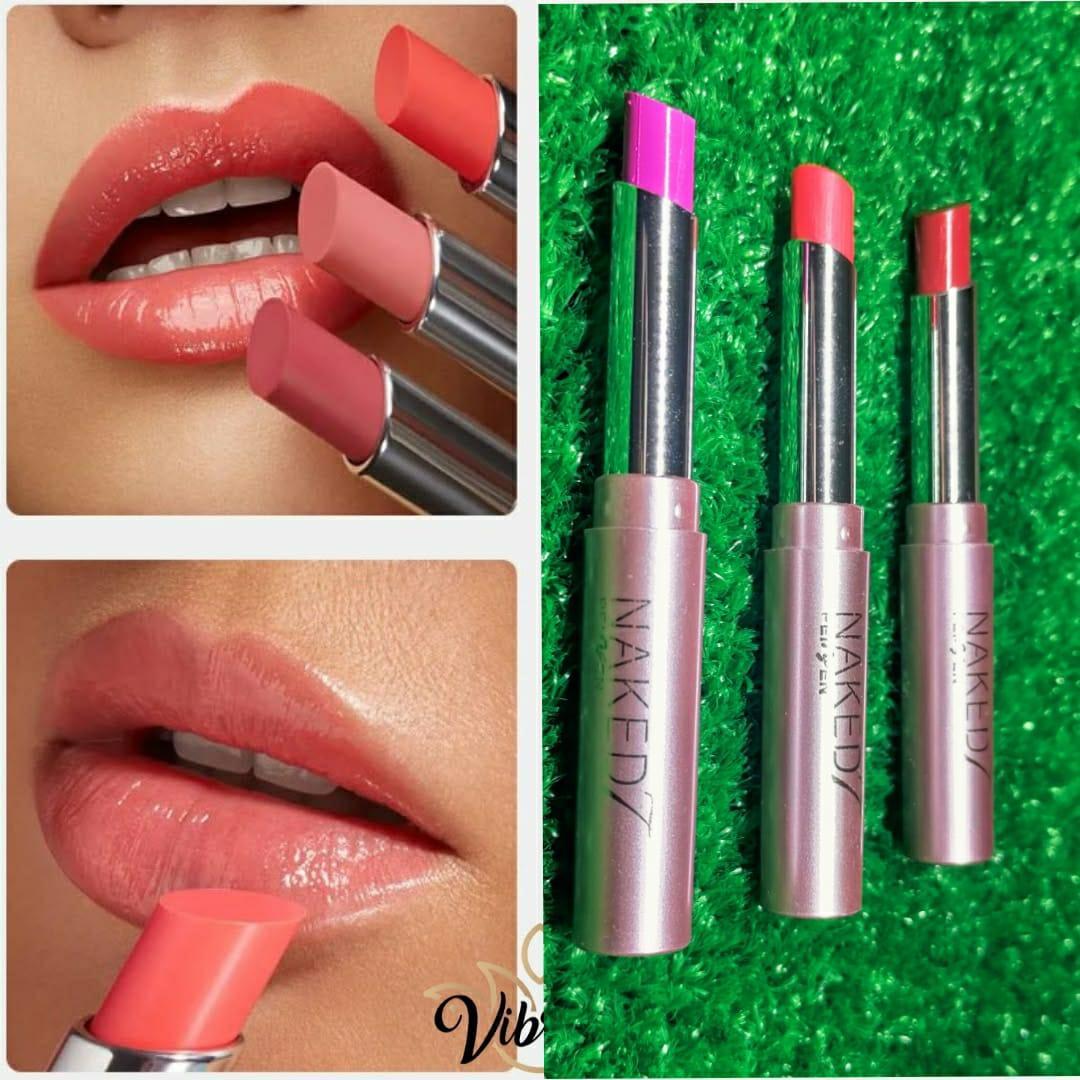 High Pigmented Lipstick Duo - 2 Pcs in Pink & Red