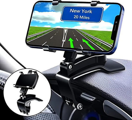 Car Smart Phone Holder,360° Rotateable Strong Grip Mobile Holder For Cars