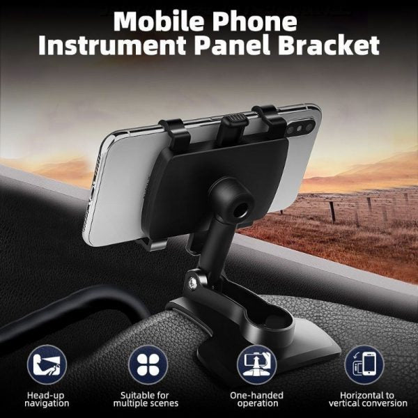 Car Smart Phone Holder,360° Rotateable Strong Grip Mobile Holder For Cars