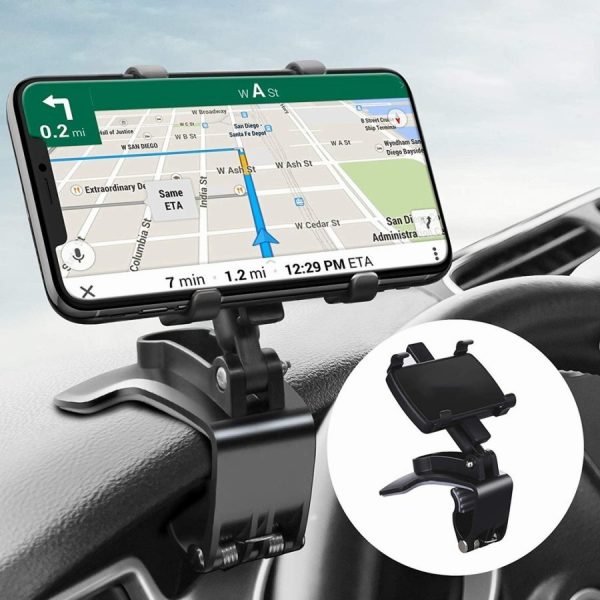 Car Smart Phone Holder,360° Rotateable Strong Grip Mobile Holder For Cars