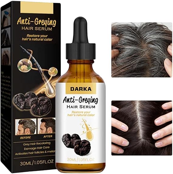 DARKA Anti-Greying Hair Serum, DARKA PRO Anti-greying Hair Serum, Nutrient Natural Darkening Serum 30 Ml