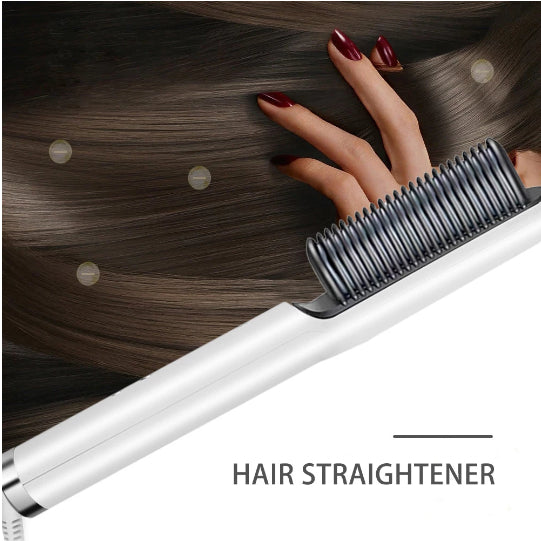 Electric Professional Hair Straightening Brush in (random Color)